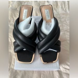✨New STEVEN NEW YORK Imara Faux Leather Squared Toe Sandals 8M